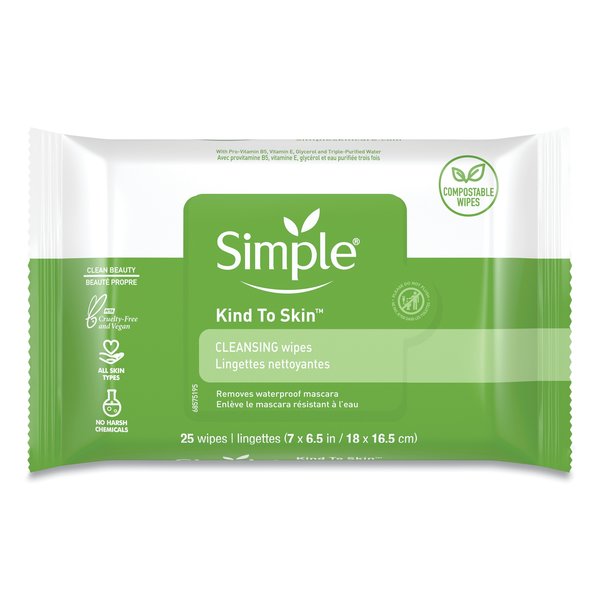 Simple Eye And Skin Care, Facial Wipes, PK150 70005CT